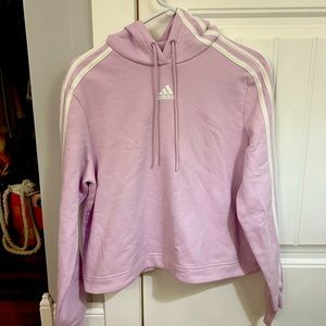 Adidas classic cropped hoodie